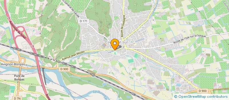 localisation de l'entreprise MADAME MARIE-MADELEINE CHABRIER  CAUMONT-SUR-DURANCE