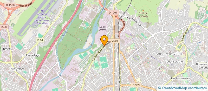 localisation de l'entreprise MADAME MARIE-MADELEINE CHALLUT à ANNECY