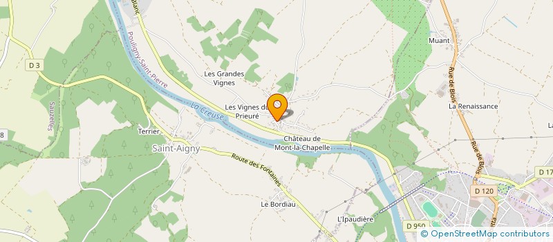 localisation de l'entreprise MADAME MARIE-MADELEINE CHARRE à POULIGNY-SAINT-PIERRE