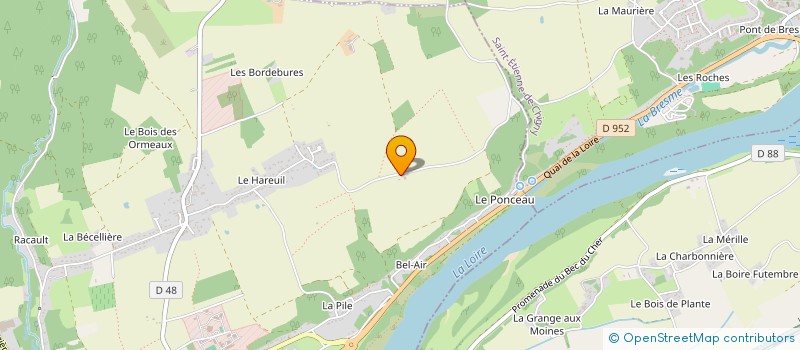 localisation de l'entreprise MADAME MARIE-MADELEINE DECOUEE  CINQ-MARS-LA-PILE