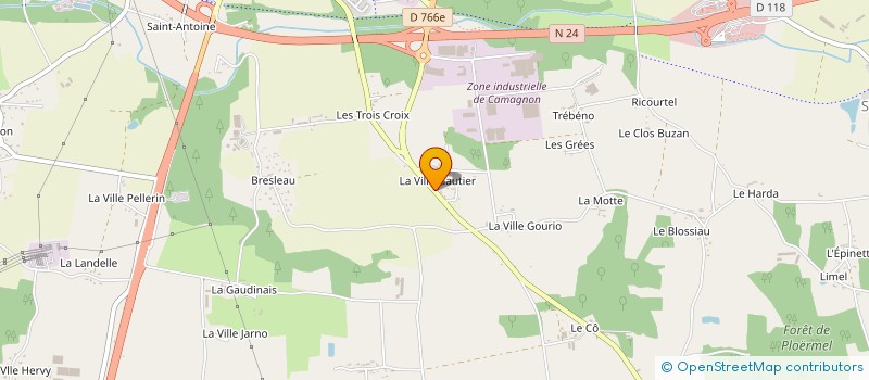 localisation de l'entreprise MADAME MARIE-MADELEINE DOLO  PLOERMEL