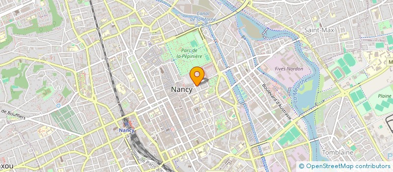 localisation de l'entreprise MADAME MARIE MADELEINE FERRY  NANCY