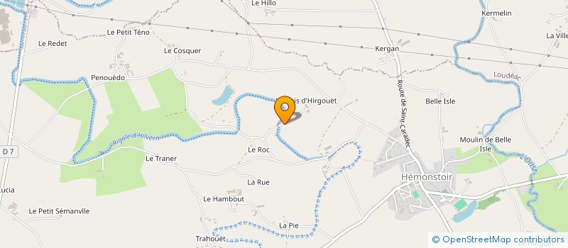 localisation de l'entreprise MADAME MARIE-MADELEINE GICQUEL  HEMONSTOIR