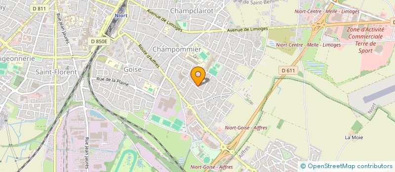 localisation de l'entreprise MADAME MARIE MADELEINE GUEDON à NIORT