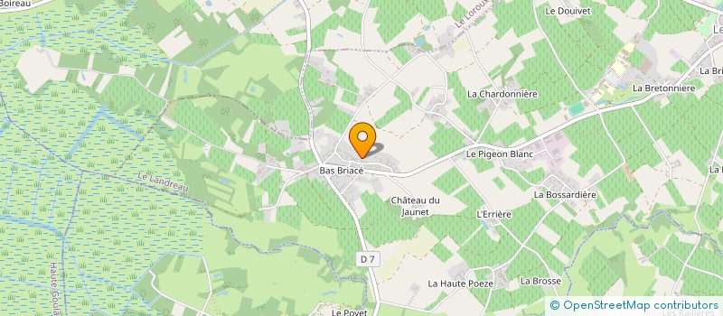 localisation de l'entreprise MADAME MARIE-MADELEINE GUERY à LANDREAU (LE)