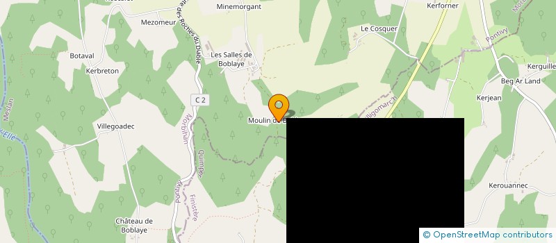 localisation de l'entreprise MADAME MARIE-MADELEINE HENRIO  MESLAN