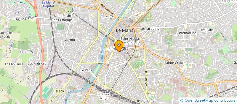 localisation de l'entreprise MADAME MARIE MADELEINE KANGA à LE MANS