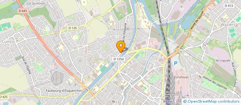 localisation de l'entreprise MADAME MARIE-MADELEINE LAHOUSTE  DOUAI