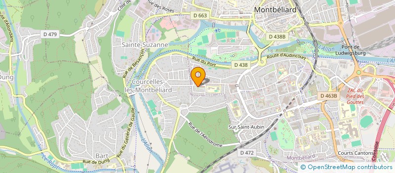 localisation de l'entreprise MADAME MARIE-MADELEINE LE GONIDEC à MONTBELIARD