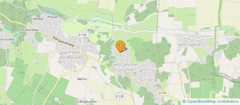 localisation de l'entreprise MADAME MARIE-MADELEINE LECLERCQ  BRISSAC LOIRE AUBANCE