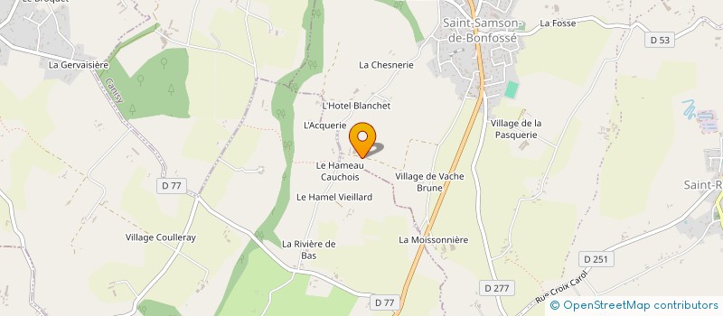 localisation de l'entreprise MADAME MARIE-MADELEINE LEROUTIER à BOURGVALLEES