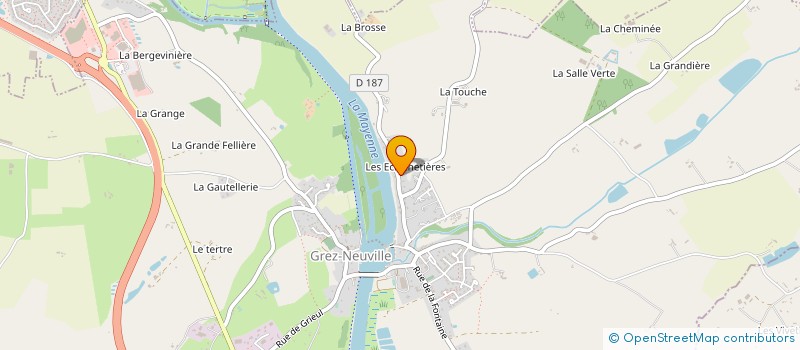 localisation de l'entreprise MADAME MARIE-MADELEINE LOISEAU à LE LION D'ANGERS