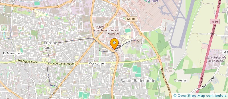 localisation de l'entreprise MADAME MARIE-MADELEINE LOPES CARREIRA  TOURS