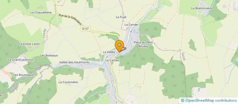 localisation de l'entreprise MADAME MARIE-MADELEINE LUCAS  VILLAINES-LES-ROCHERS