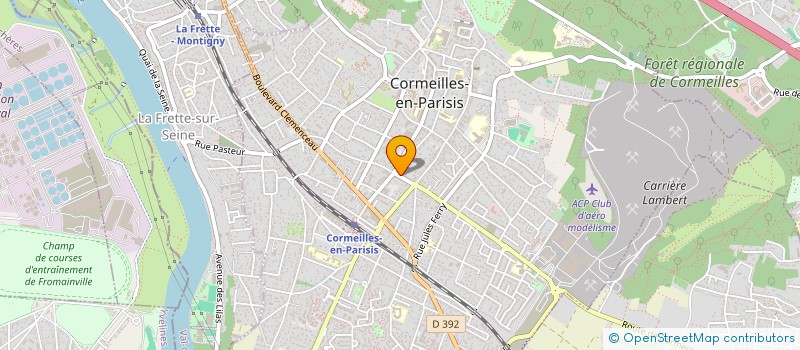 localisation de l'entreprise MADAME MARIE-MADELEINE LUCRON  CORMEILLES-EN-PARISIS