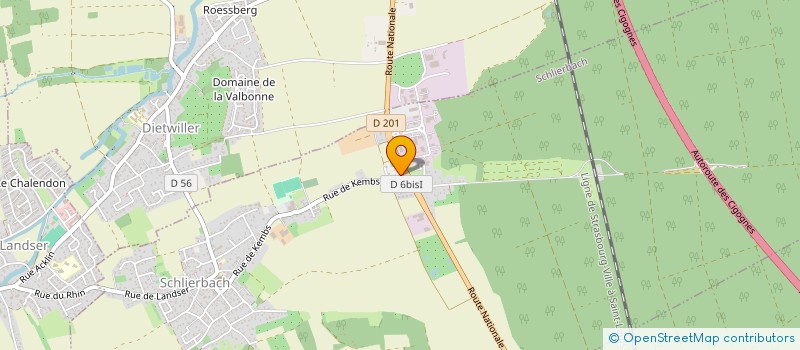 localisation de l'entreprise MADAME MARIE-MADELEINE MARTINOT  SCHLIERBACH