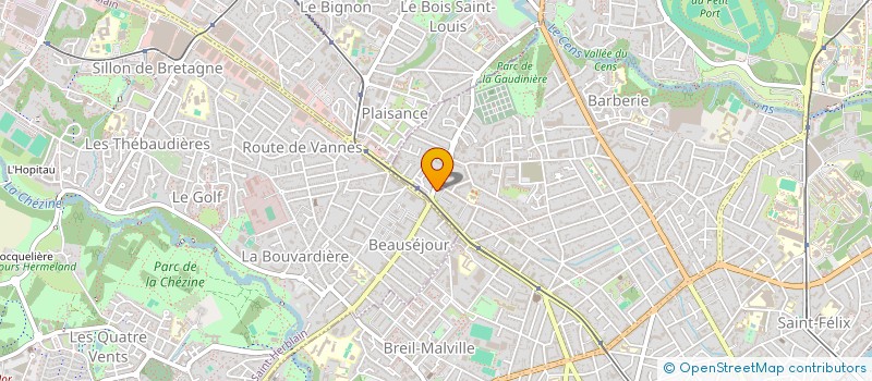 localisation de l'entreprise MADAME MARIE-MADELEINE MORILLE à NANTES
