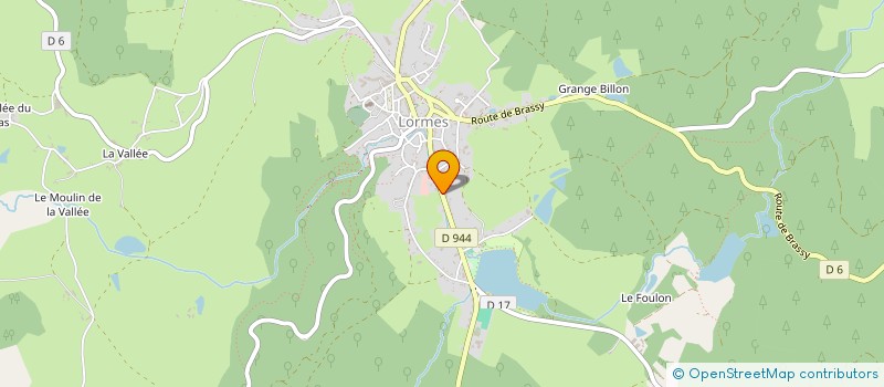 localisation de l'entreprise MADAME MARIE-MADELEINE PERRIER  LORMES