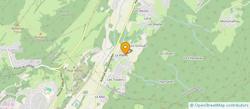 localisation de l'entreprise MADAME MARIE-MADELEINE RATEL  VAULNAVEYS-LE-BAS