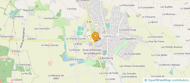 localisation de l'entreprise MADAME MARIE MADELEINE SECK  MELESSE