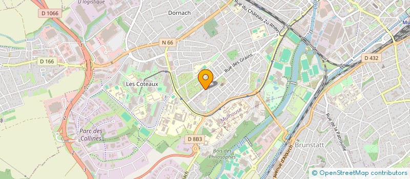 localisation de l'entreprise MADAME MARIE-MADELEINE TURCK à MULHOUSE