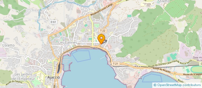 localisation de l'entreprise MADAME MARIE-MADELEINE WERNER à AJACCIO