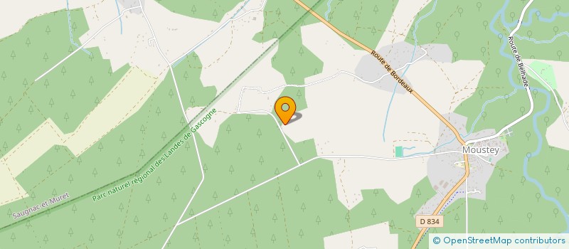 localisation de l'entreprise MADAME MARIE MAGE  MOUSTEY