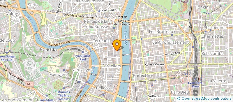 localisation de l'entreprise MADAME MARIE MAGNARD à LYON