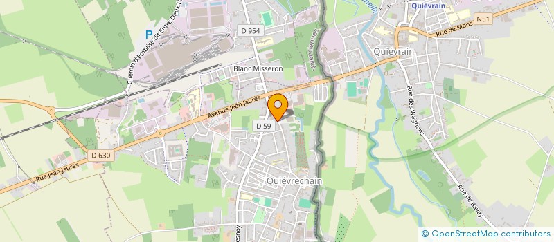 localisation de l'entreprise MADAME MARIE MAGNEZ  QUIEVRECHAIN