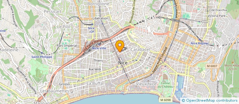 localisation de l'entreprise MADAME MARIE MAGNI à NICE