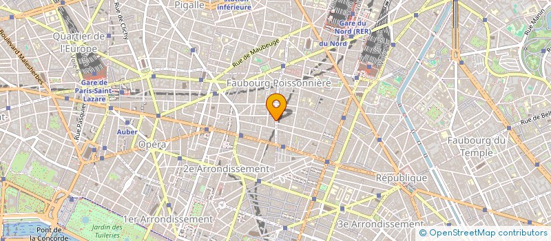 localisation de l'entreprise MADAME MARIE MAGNIN  PARIS