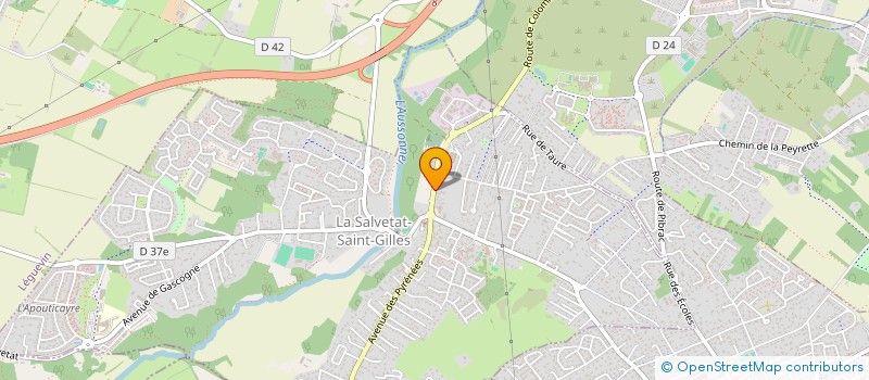 localisation de l'entreprise MADAME MARIE MAHE  LA SALVETAT-SAINT-GILLES