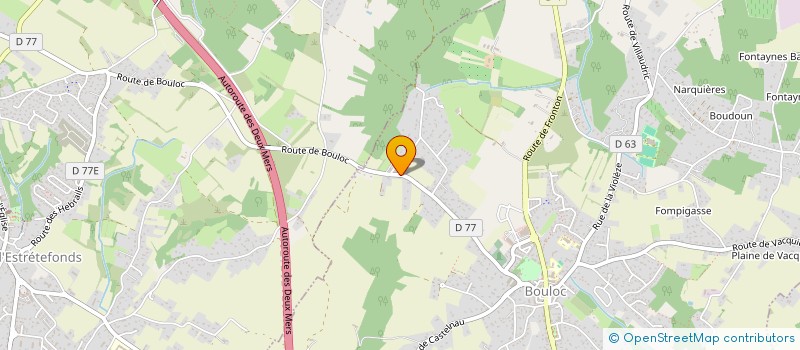 localisation de l'entreprise MADAME MARIE MAHE  BOULOC