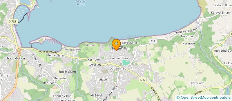 localisation de l'entreprise MADAME MARIE MAHNKE CONTRERAS  LOUANNEC