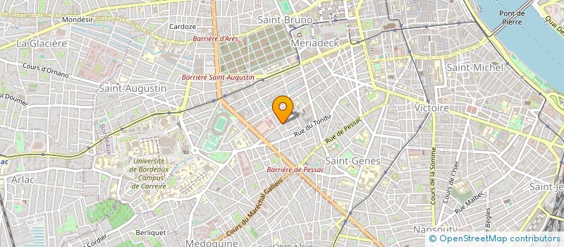 localisation de l'entreprise MADAME MARIE MAHON  BORDEAUX