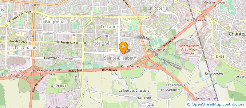 localisation de l'entreprise MADAME MARIE MAHOUDEAU  RENNES