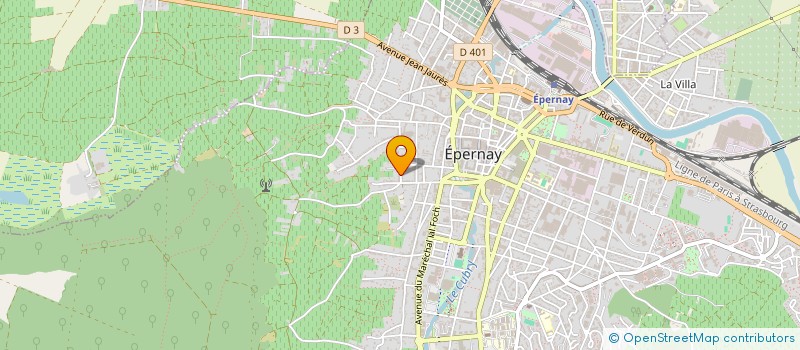 localisation de l'entreprise MADAME MARIE MAIER  EPERNAY