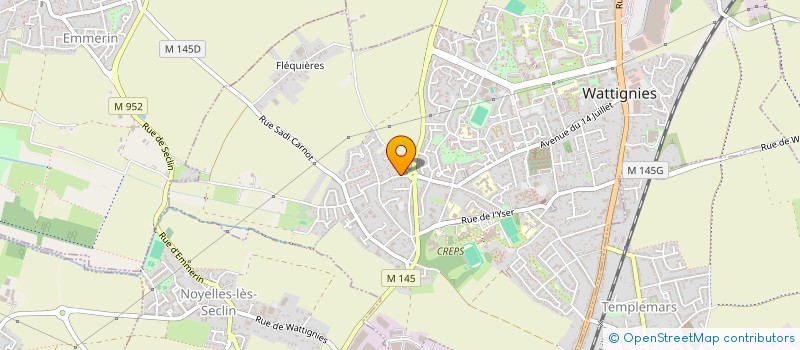 localisation de l'entreprise MADAME MARIE MAILLARD  WATTIGNIES