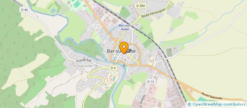 localisation de l'entreprise MADAME MARIE MAILLE  BAR-SUR-AUBE