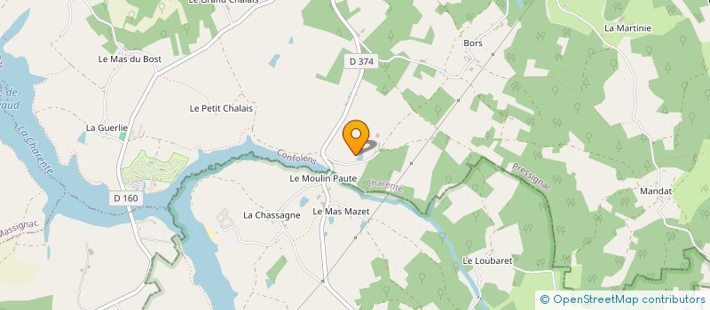localisation de l'entreprise MADAME MARIE MAILLOT à PRESSIGNAC
