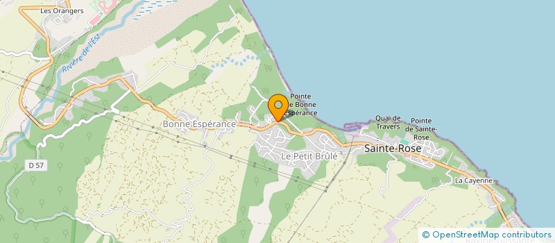 localisation de l'entreprise MADAME MARIE MAILLOT à SAINTE-ROSE