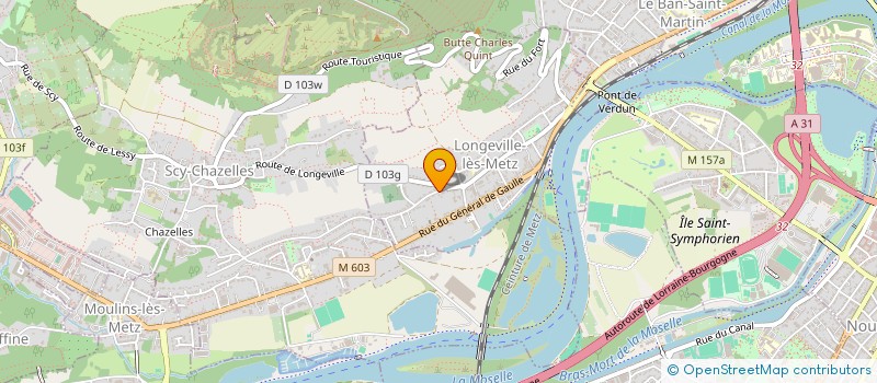 localisation de l'entreprise MADAME MARIE MAINENTE  LONGEVILLE-LES-METZ