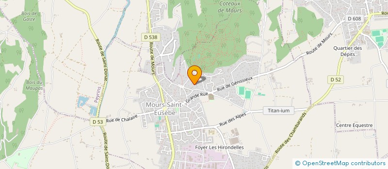 localisation de l'entreprise MADAME MARIE MAIRE  MOURS-SAINT-EUSEBE