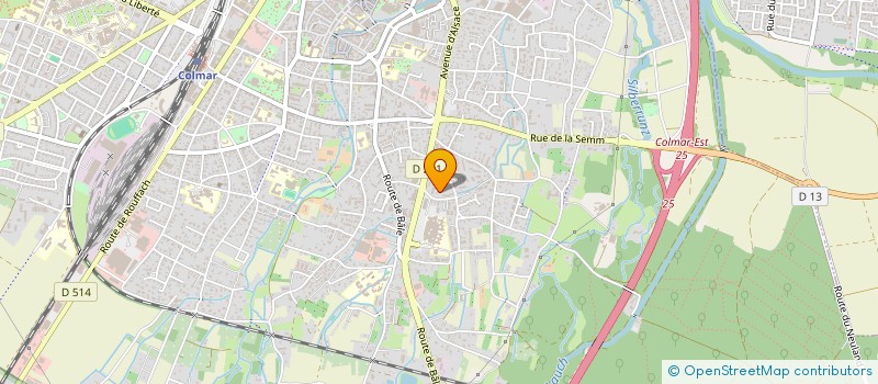 localisation de l'entreprise MADAME MARIE MAIRE  COLMAR