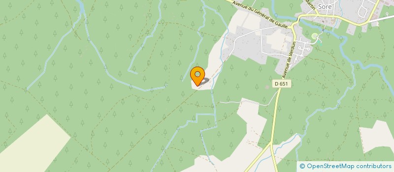 localisation de l'entreprise MADAME MARIE MAISONNAVE  LUXEY