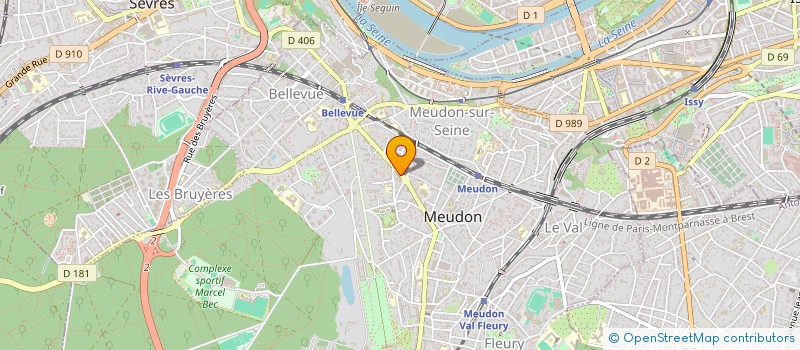localisation de l'entreprise MADAME MARIE MAJONI à MEUDON