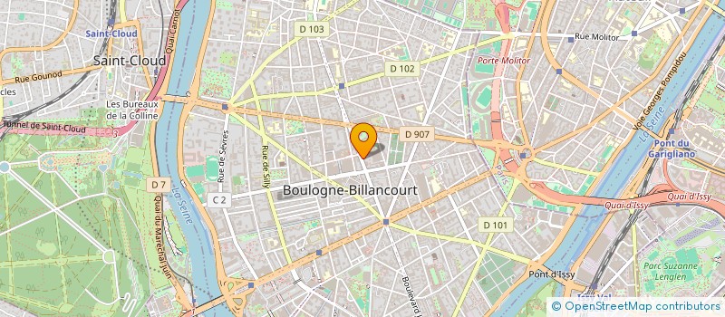 localisation de l'entreprise MADAME MARIE MALABAR à BOULOGNE-BILLANCOURT