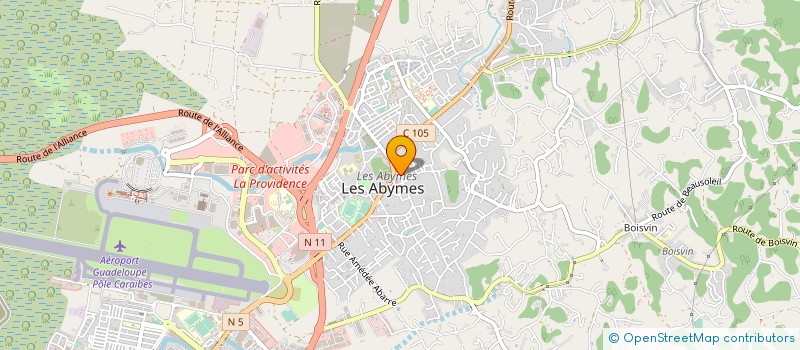 localisation de l'entreprise MADAME MARIE MALACHIE à LES ABYMES