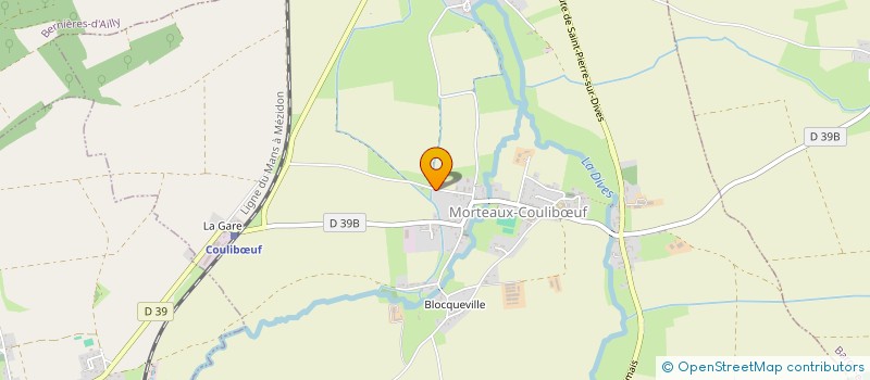 localisation de l'entreprise MADAME MARIE MALAS  MORTEAUX-COULIBUF