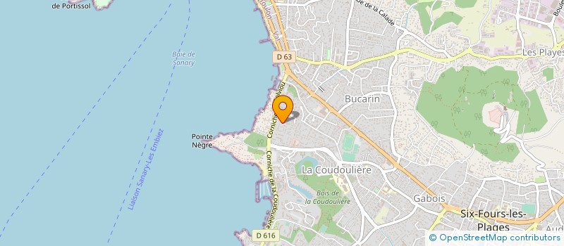 localisation de l'entreprise MADAME MARIE MALAURIE à SIX-FOURS-LES-PLAGES